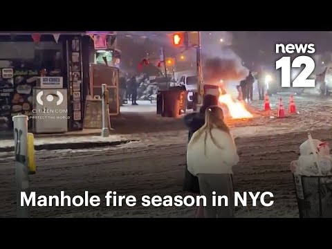 100+ manhole fires across Brooklyn, The Bronx as salted roads cause flare-ups | News 12