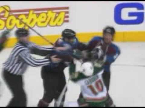 Marian Gaborik vs Ian Laperriere
