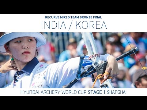 India v Korea – Recurve Mixed Team Bronze Final | Shanghai 2016