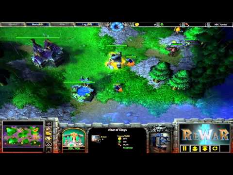Rstarts.Th000 (HU) vs IAM.Zhou_xixi (NE) - Game 1 - WarCraft 3 gameplay - RN196