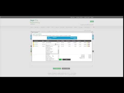 Processing banks and credit cards in Sage One Accounting
