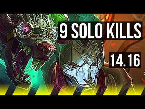 TWITCH & Leona vs JHIN & Milio (ADC) | 9 solo kills, Legendary, 23/6/14, 52k DMG | NA Master | 14.16