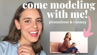 Come Modeling With Me! | Vlog | Photoshoot & Runway!