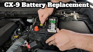 How To Replace A 12V Battery On A 2016-2023 Mazda CX-9