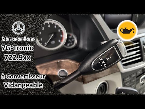 Vidange Mercedes 722.9xx / 7G-Tronic à Convertisseur de Couple Vidangeable: Résultat Incroyable 👍✅