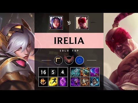 Irelia Top vs Lee Sin: Triple Kill, Legendary - EUW Grandmaster Patch 14.23
