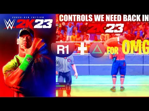 Controls for WWE 2K23 need to be added back in!