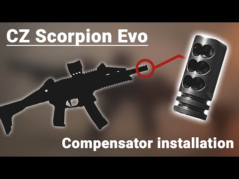 How to install a compensator on a CZ Scorpion Evo | CZ Parts