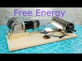 Free energy how to make self running free energy generator with gear motor and low rpm generator