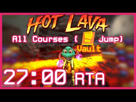 Hot Lava All Courses Vault Jump Speedrun 27:00 (WR)
