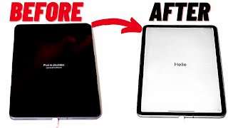 Fix "iPad is Disabled Connect to iTunes" | Easy Fix