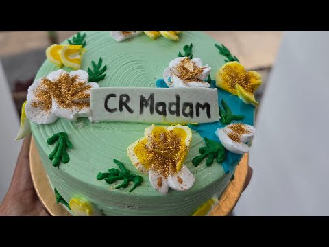 Easy cake design idea | Prachiti's kitchen | #trendingvideo #viral #tastyrecipes #viralvideos 