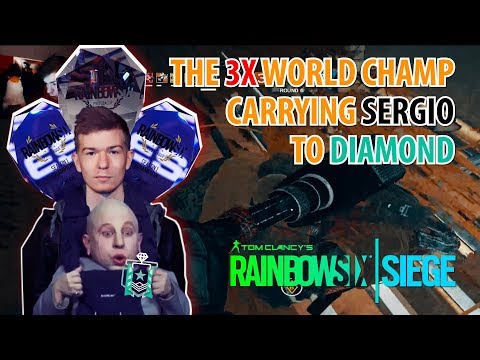 Pengu-PENTA Carrying Sergio "Bald Genius" to Diamond... Cheaters in Ranked