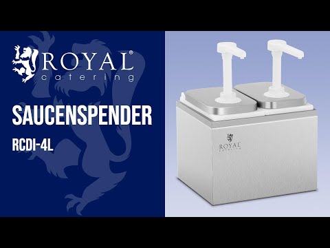 Video - Saucenspender - 2 Pumpen - 2 x 2 L