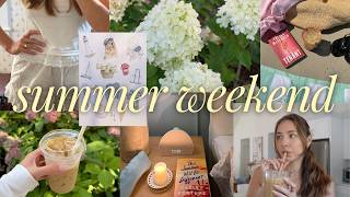 weekend vlog | beach day, workout routine, weekly reset