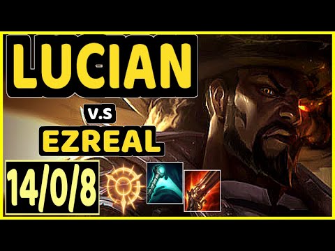 CHRISBERG (LUCIAN) vs EZREAL - 14/0/8 KDA BOTTOM ADC GAMEPLAY - EUW Ranked GRANDMASTER