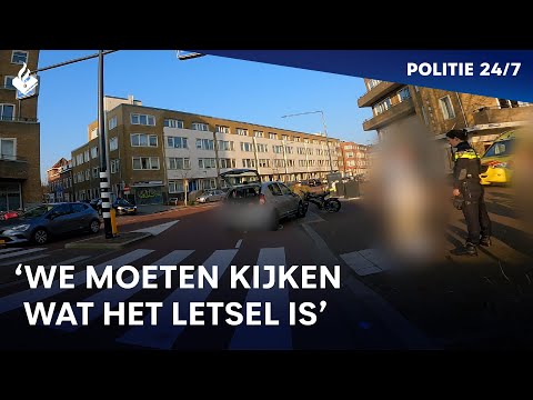 Aanrijding tussen een auto en fatbike | POLITIE 24/7