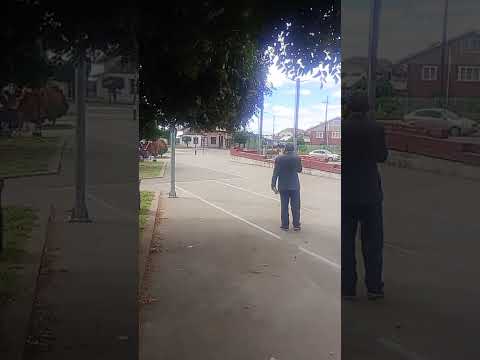 Predicando en la ciudad de Fresia décima región de los lagos Chile mensaje la gran sena