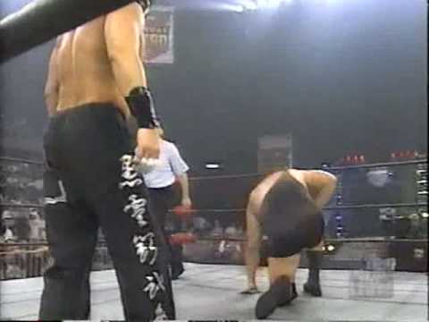 (7.28.1997) Road to Road Wild '97 Part 13 - Giant vs. Great Muta (Bischoff on commentary)