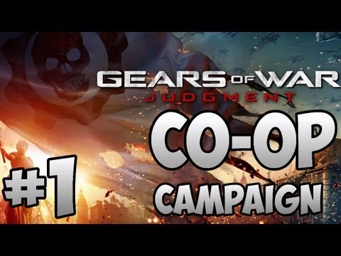 Gears of War Judgment Co-op Walkthrough w/Gearman Part 1 - Getting Used To It