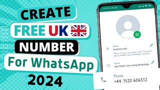 How To Get UK Number For WhatsApp [2024] | UK number for WhatsApp verification