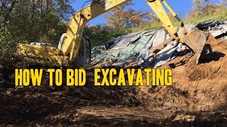 How to Bid  Excavating and Grading