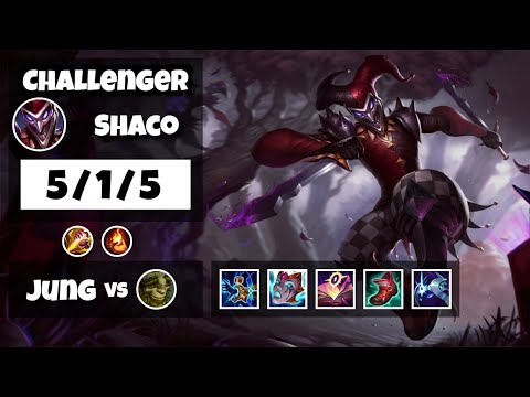 Shaco s11 Jungle Challenger Replay (5/1/5) - BR