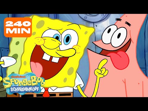 SpongeBob & Patrick sind 4 STUNDEN LANG ein Comedy-Duo 🧽⭐ | SpongeBob Schwammkopf