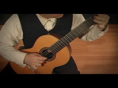 Matteo Carcassi Op. 60 Etude 7 in Am (vs. 2) ~ on Segovia's guitar