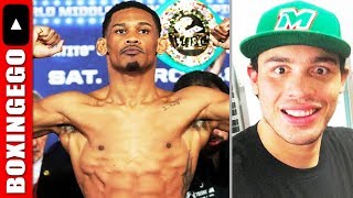 DANNY JACOBE RE: JULIO CESAR CHAVEZ JR; JACOBS TELLS BOXINGEGO HE'LL MOVE TO 168 FOR JR "EASY WORK!"