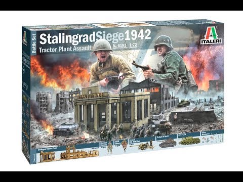 Unboxing ITALERI 6193 Stalingrad Siege 1942 Tractor Plant Assault 1/72 | Panzerschmied