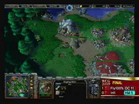 WCG 2009 GF Warcraft III Final Set 2 | Fly vs Infi (Korean Commentary)
