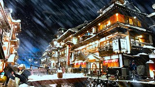 Visiting Japan’s Famous Snow Village  Ginzan Ons