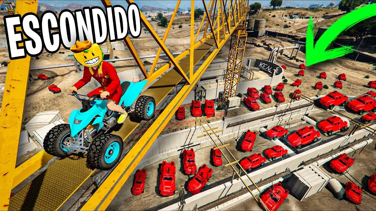 JUEGO AL ESCONDITE EN QUAD! NO ME ENCUENTRAN!! - GTA 5 ONLINE