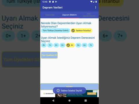 World Earthquake Data Video