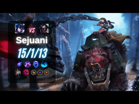 Sejuani Jungle vs Kayn - EUW LoL Challenger 13.9