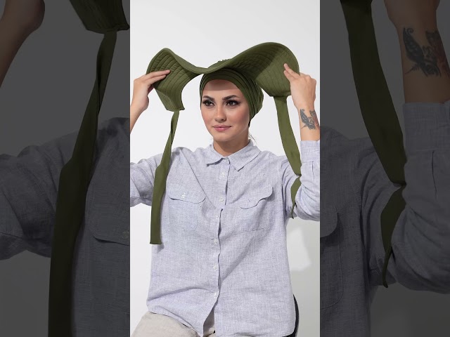 حجاب الشاطئ مع توربان