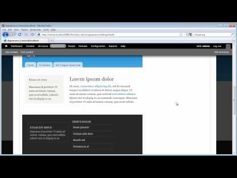 Drupal 7 tutorial: Admin Tour