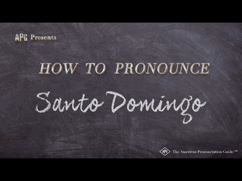 How to Pronounce Santo Domingo (Real Life Examples!)