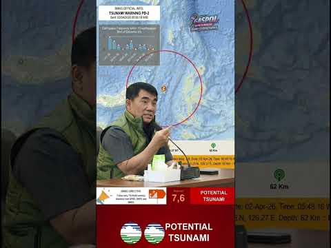 Gempa M7,6 Sulut (Sulawesi Utara)  – Tetap Waspada #news - Video Sorot Digital Media