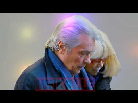 Alain Delon and Mireille Darc