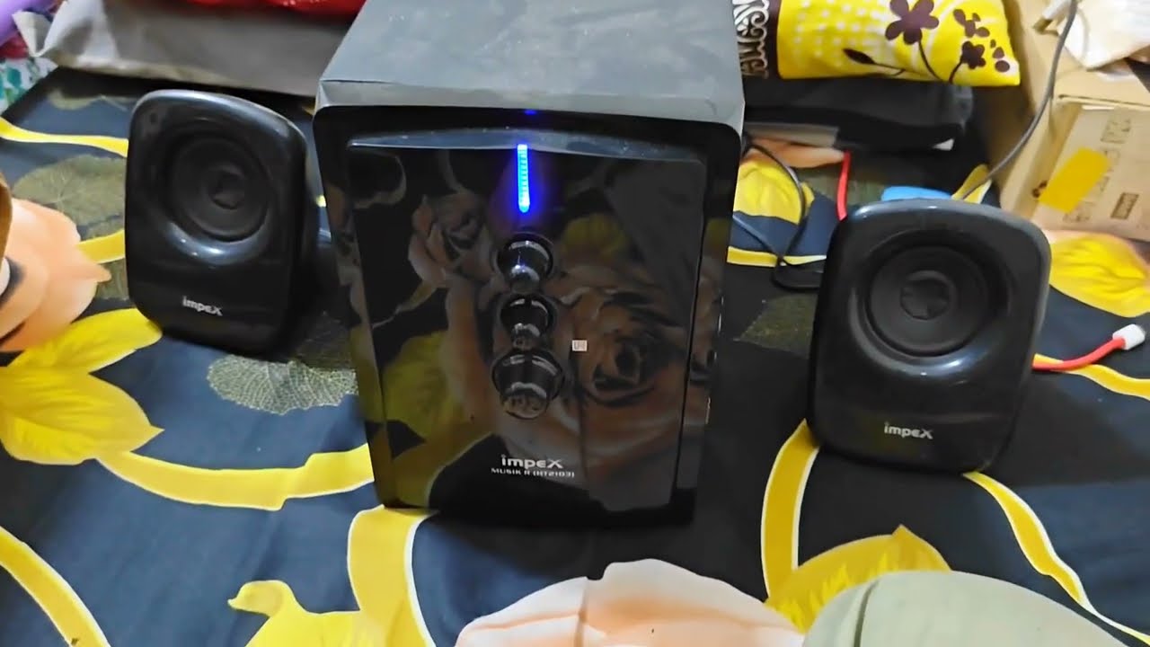 Impex 2.1 Channel Multimedia Speaker Sound Test #impex #hometheater