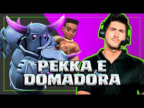 MELHOR DECK DE PEKKA E DOMADORA DO CLASH ROYALE!
