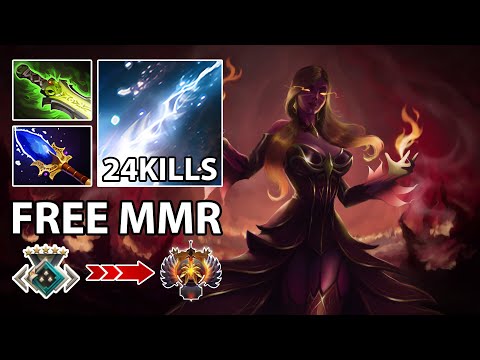 Lina Is A Monster In Dota 2 ( Dota 2 Broken Game )