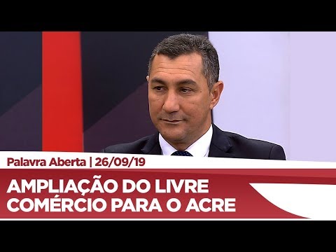 Jesus Sérgio explica regime fiscal de livre comercio de exportação e importação