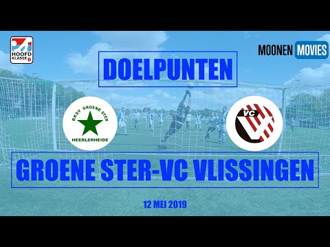 Doelpunten Groene Ster-VC Vlissingen 12-05-2019