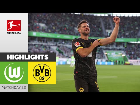 Resumen de Wolfsburg vs B. Dortmund Matchday 22