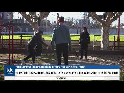 CARLOS MENDOZA | FIRMAT FUE ESCENARIO DEL BEACH VÓLEY EN UNA NUEVA JORNADA DE SANTA FE EN MOVIMIENTO