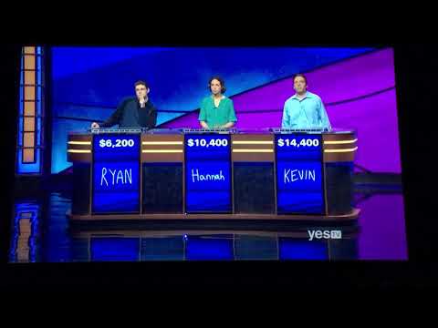 Double Jeopardy, Ryan Bilger Day 4 - 2nd Daily Double (7/9/19)