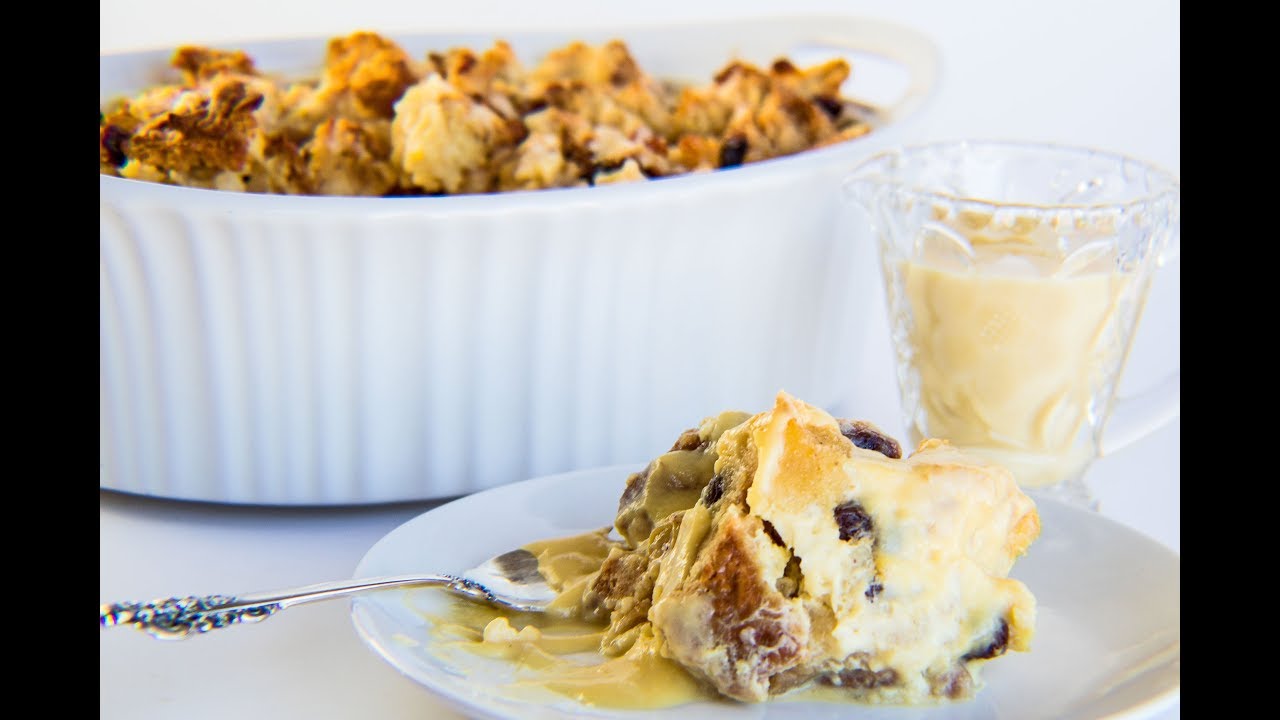 Irish Soda Bread Pudding with Bailey's Creme Anglaise - Irish Desserts | Bake It With Love